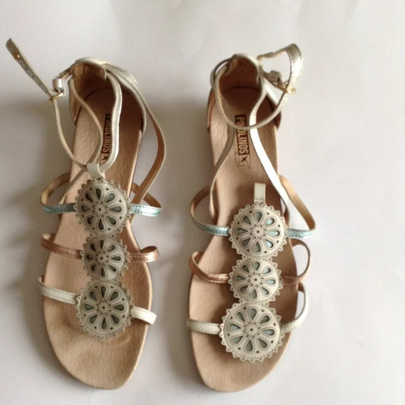 Pikolinos Naturally Good Women's Sandals Shoes Size US 11 Summer Flats - Picture 2 of 10